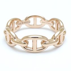 HERMES Chaine d'Ancre Anchaîne PM Ring #54 750PG Pink Gold H110025B K18RG Rose 291886