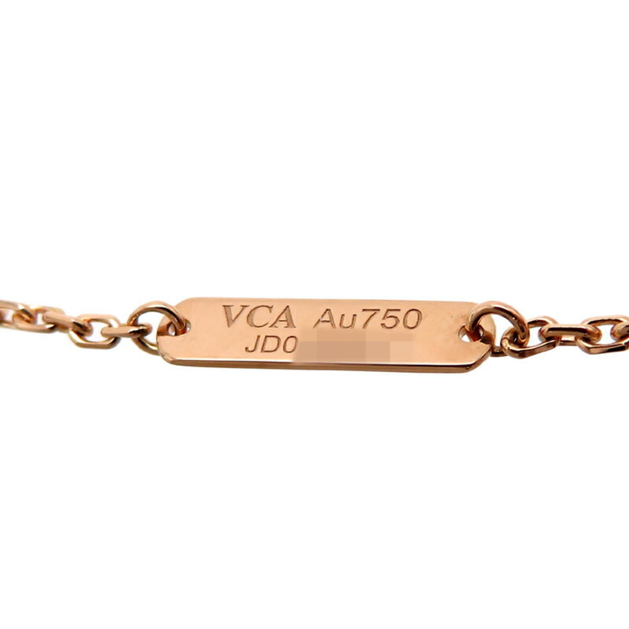 Van Cleef & Arpels Ginza Limited Magic Alhambra Women's Necklace VCARO41300 750 Pink Gold