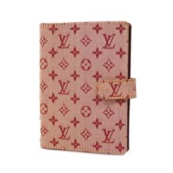 Louis Vuitton Notebook Cover Monogram Agenda PM R20912 Cherry Red Men's Women's