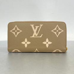 Louis Vuitton Long Wallet Monogram Empreinte Zippy M69794 Tourtrell Creme Men's Women's