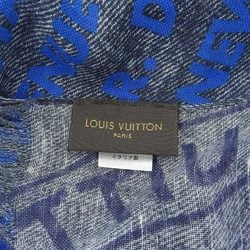 Louis Vuitton Etoile Denim Stamp Scarf Blue M78539