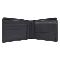 BOTTEGA VENETA Intrecciato Coin Bi-fold Wallet 113112V4651 Leather Black