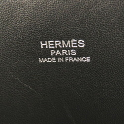 Hermes Plume 20 Epsom Leather Black □M Stamp Handbag 0001 HERMES
