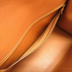 Hermes Kelly 32 Outer Stitching Vache Natural H Stamp Handbag Bag Brown 0059 HERMES