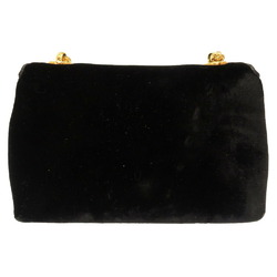 Chanel Multicolor Stone Suede Black Matelasse Gold Chain Shoulder Bag Coco Mark 0070 CHANEL