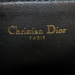 Christian Dior Dior CD Leather Black Coin Case Purse Wallet 0235