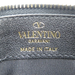 Valentino ZW2P0548BOL Studded Calf Black Coin Case Card 0183VALENTINO