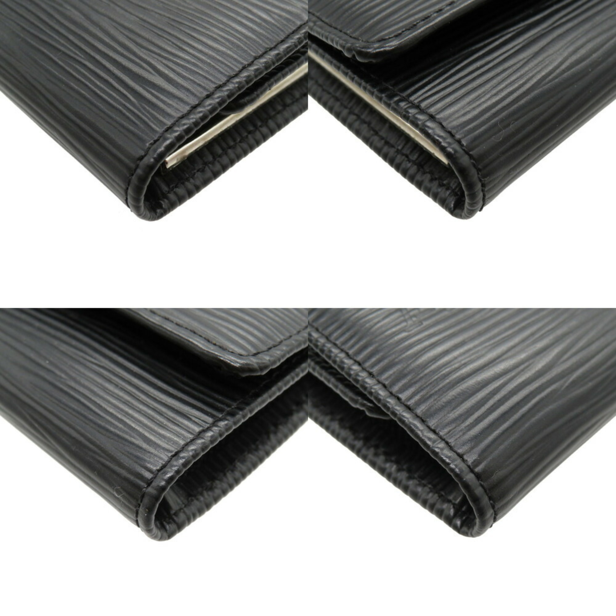 Louis Vuitton Multicle 6 Epi Black M63812 6-ring key case LV 0199 LOUIS VUITTON