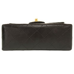 Chanel Matelasse Lambskin Leather Black 4th Series Gold Chain Shoulder Bag 0253 CHANEL