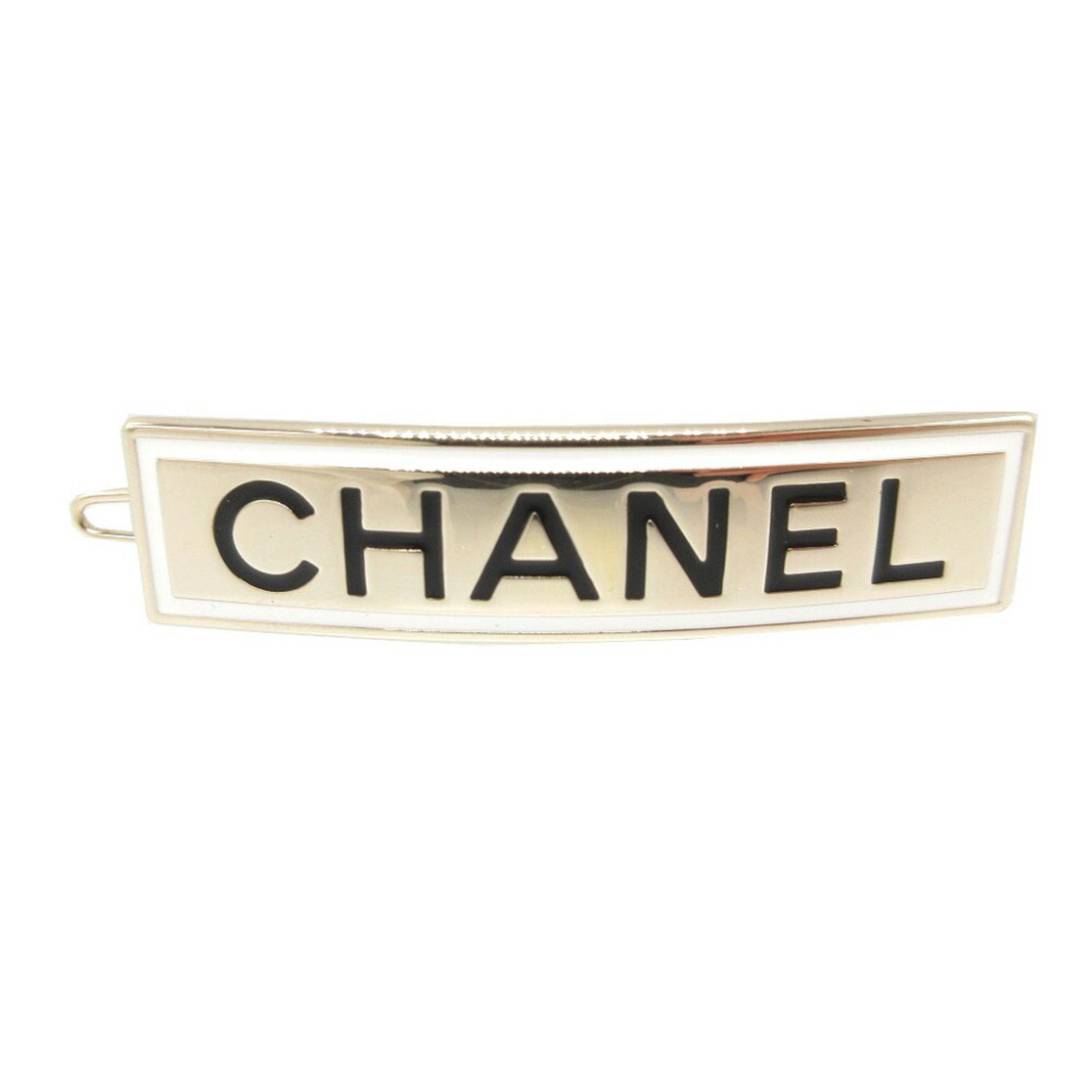 Chanel Plate B21B Metal Gold Hair Barrette 0181CHANEL