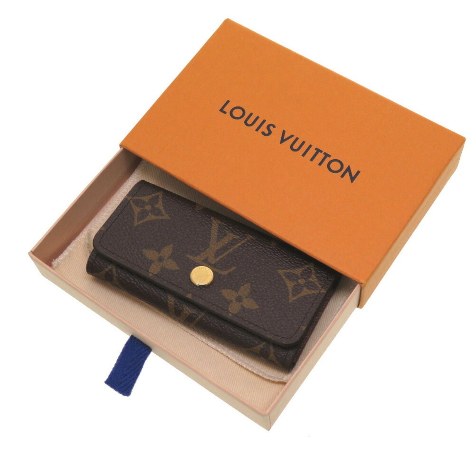 Louis Vuitton Multicle 4 Monogram M69517 4-ring key case LV 0115 LOUIS VUITTON