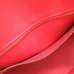 Hermes Birkin 30 Togo Rouge Pivoine □R stamped handbag bag red 0156 HERMES
