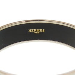 Hermes enamel GM cloisonné grey P stamped bangle 0201 HERMES