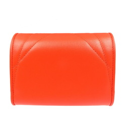 Dolce & Gabbana Devotion Small Continental Wallet Lambskin Orange Tri-fold 0005DOLCE&GABBANA