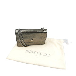 Jimmy Choo Leather Silver Chain Shoulder Bag 0214JIMMY CHOO