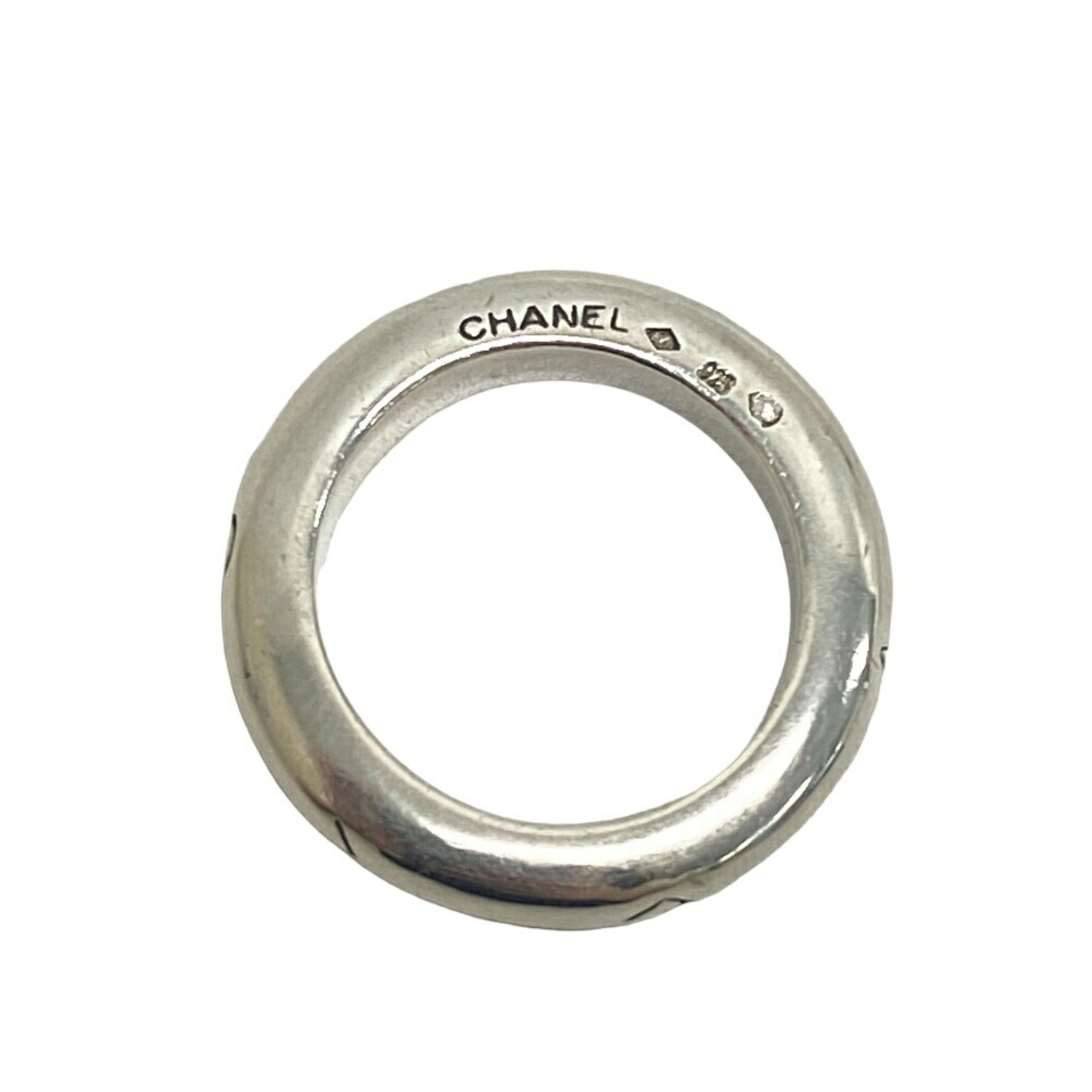 CHANEL Chanel Ring, Silver, Unisex