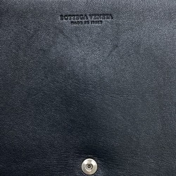 Bottega Veneta BOTTEGAVENETA Cassette Maxi Intrecciato Shoulder Bag Black Women's