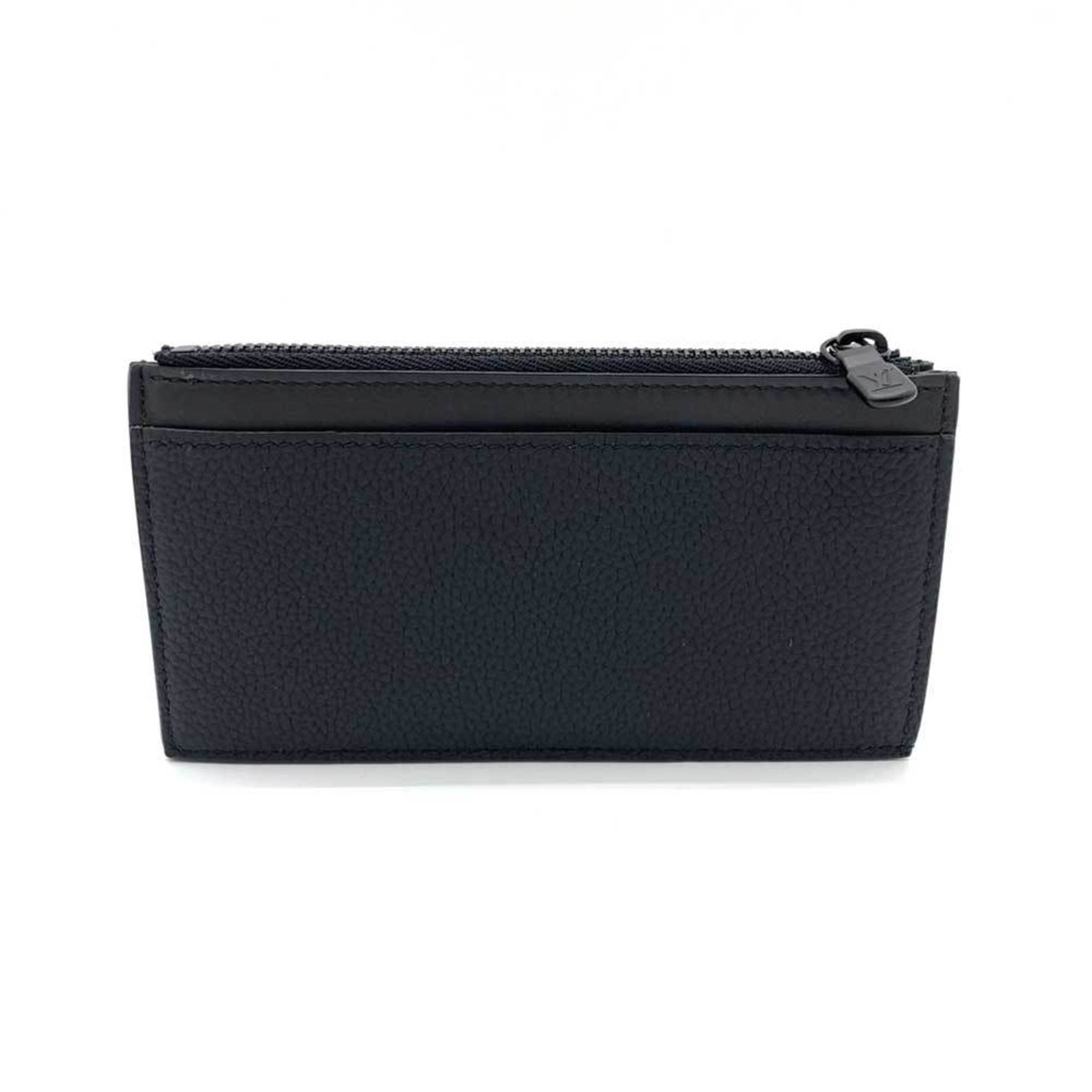 Louis Vuitton Wallet LV Aerogram Coin Card Holder Noir Black Fragment Case Wallet/Coin Purse Business Case/Card Men's Calf Leather M82068 LOUISVUITTON