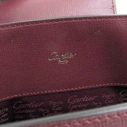 CARTIER Must de Cartier Shoulder Bag Leather