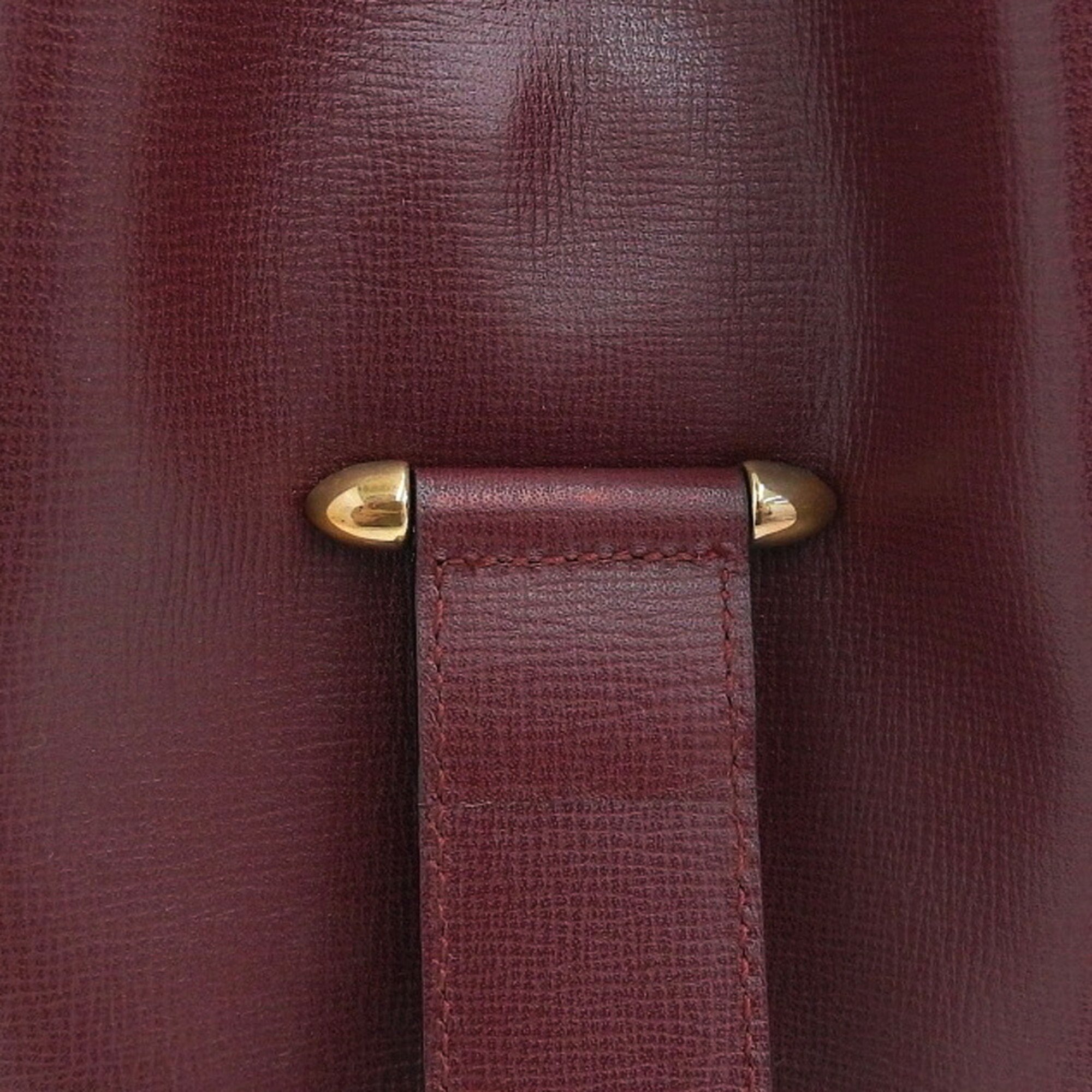 CARTIER Must de Cartier Shoulder Bag Leather