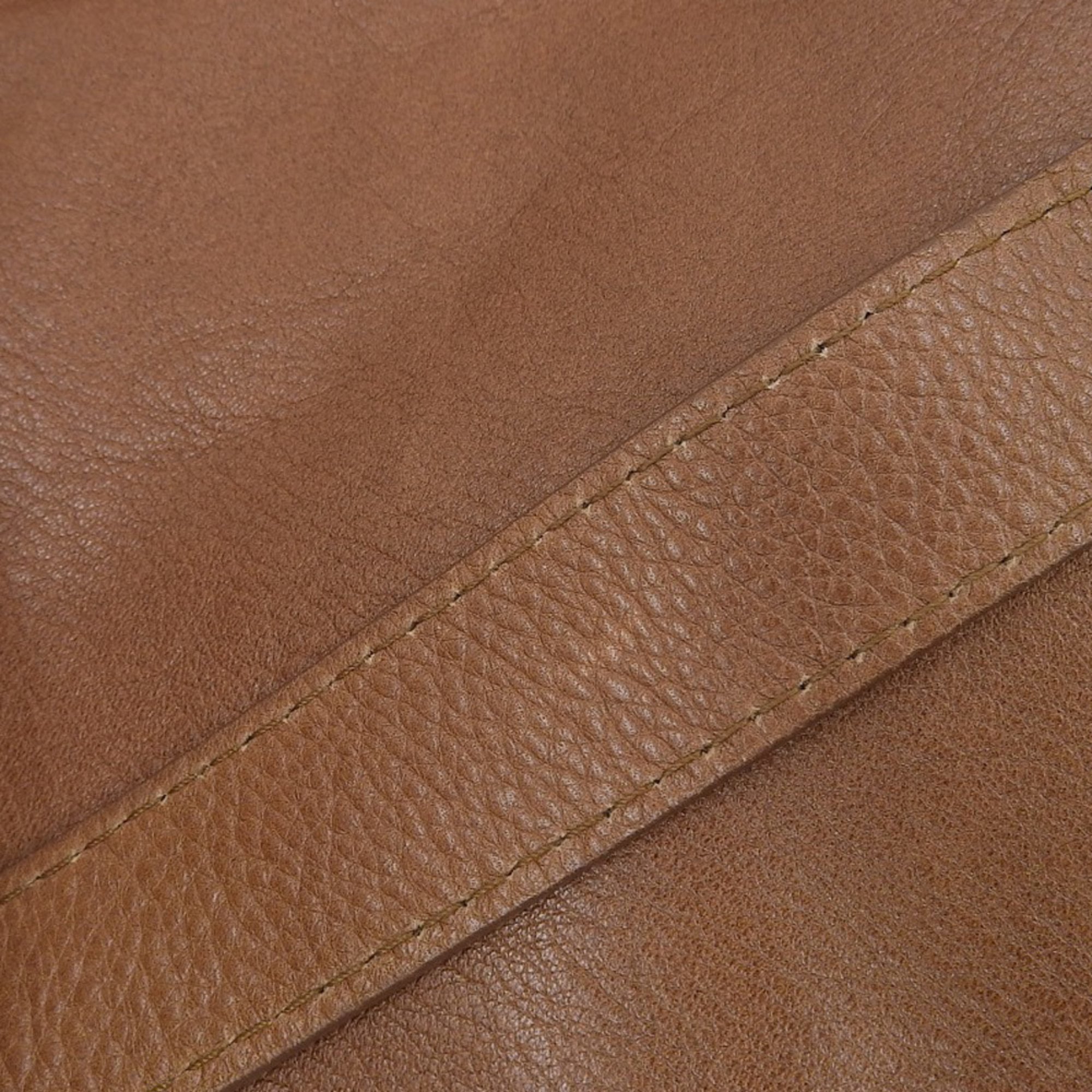 Yves Saint Laurent YSL Shoulder Bag Leather Brown