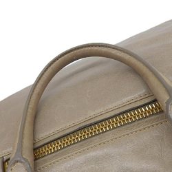 PRADA Tassel Bag Handbag Shoulder Leather Grey BN1921