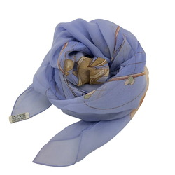 HERMES Hermes Carré 90 Music Played by Spherical Shapes Viola Scarf Muffler Blue Women's