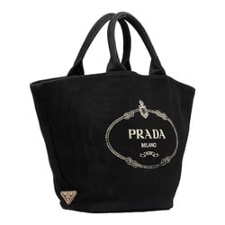Prada Canapa Handbag Shoulder Bag 1BG163 Black Canvas Women's PRADA