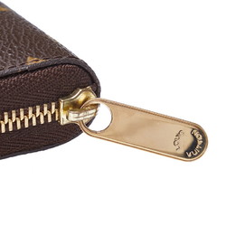 Louis Vuitton Monogram Zippy Coin Purse Case M60067 Brown PVC Leather Women's LOUIS VUITTON