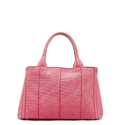 Prada Canapa SS Handbag Shoulder Bag Pink Canvas Women's PRADA