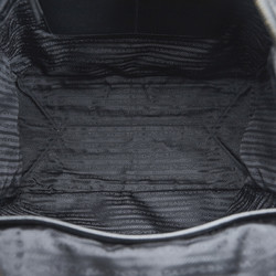 Prada Tote Bag Black Nylon Leather Women's PRADA