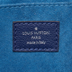 Louis Vuitton Taurillon Pochette Jour PM Clutch Bag Flat Pouch R99587 Navy Leather Men's LOUIS VUITTON