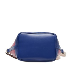 Louis Vuitton Epi Nano Noe Shoulder Bag M42502 Hot Pink Blue Leather Women's LOUIS VUITTON