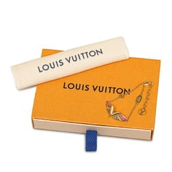 Louis Vuitton Essential V California Dream Rhinestone Bracelet M69580 Gold Multi-Color Plated Women's LOUIS VUITTON