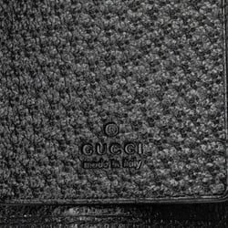 Gucci GG Canvas 6-ring Key Case 154184 Black Leather Women's GUCCI