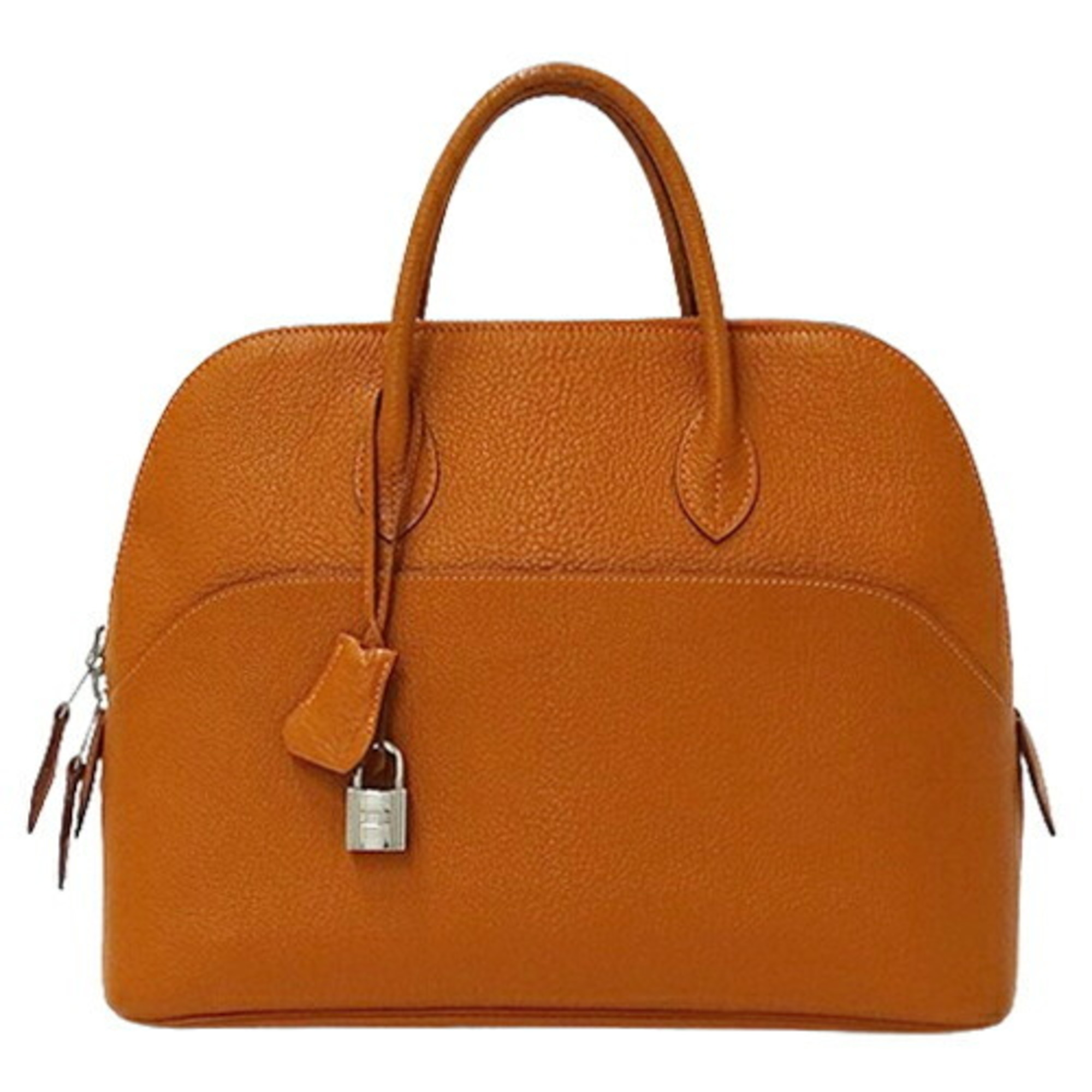 Hermes HERMES bag ladies handbag Bolide 1923 Coromandel orange J stamp