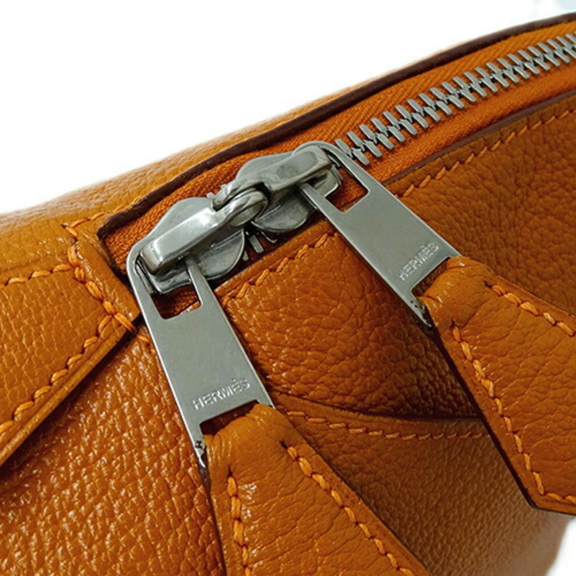 Hermes HERMES bag ladies handbag Bolide 1923 Coromandel orange J stamp