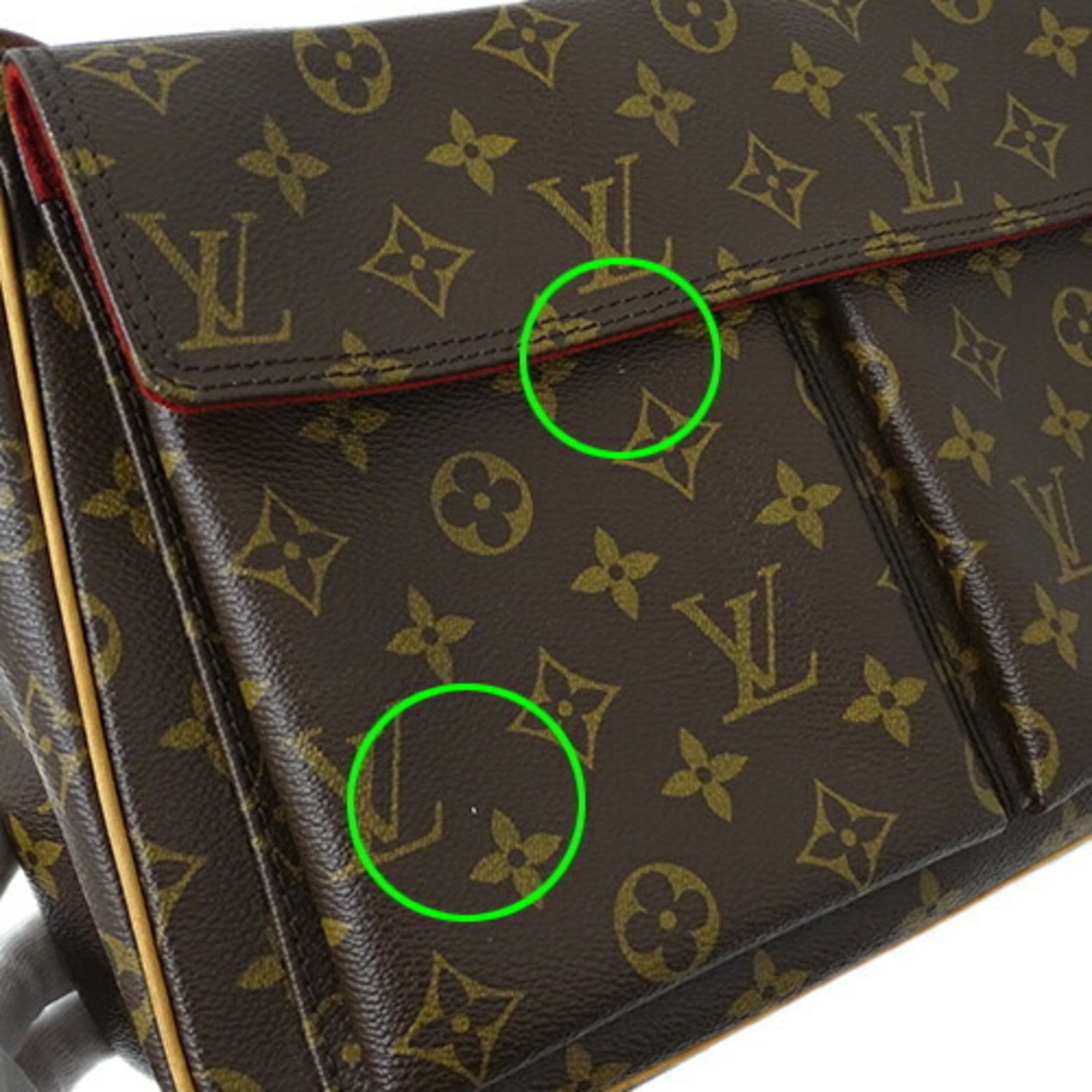 Louis Vuitton LOUIS VUITTON Bag Monogram Women's Shoulder Viva Cite GM M51163 Brown