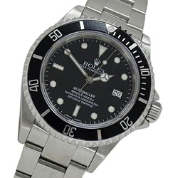 Rolex ROLEX Sea-Dweller 16600 K series Men's watch Date Automatic AT Stainless steel SS Silver Black Polished