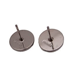 Hermes Eclipse Earrings for Women, Black and Silver