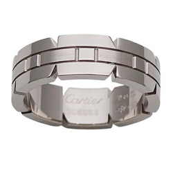 Cartier Ring for Women, 750WG Tank Francaise, White Gold, #53, Size 13, Polished