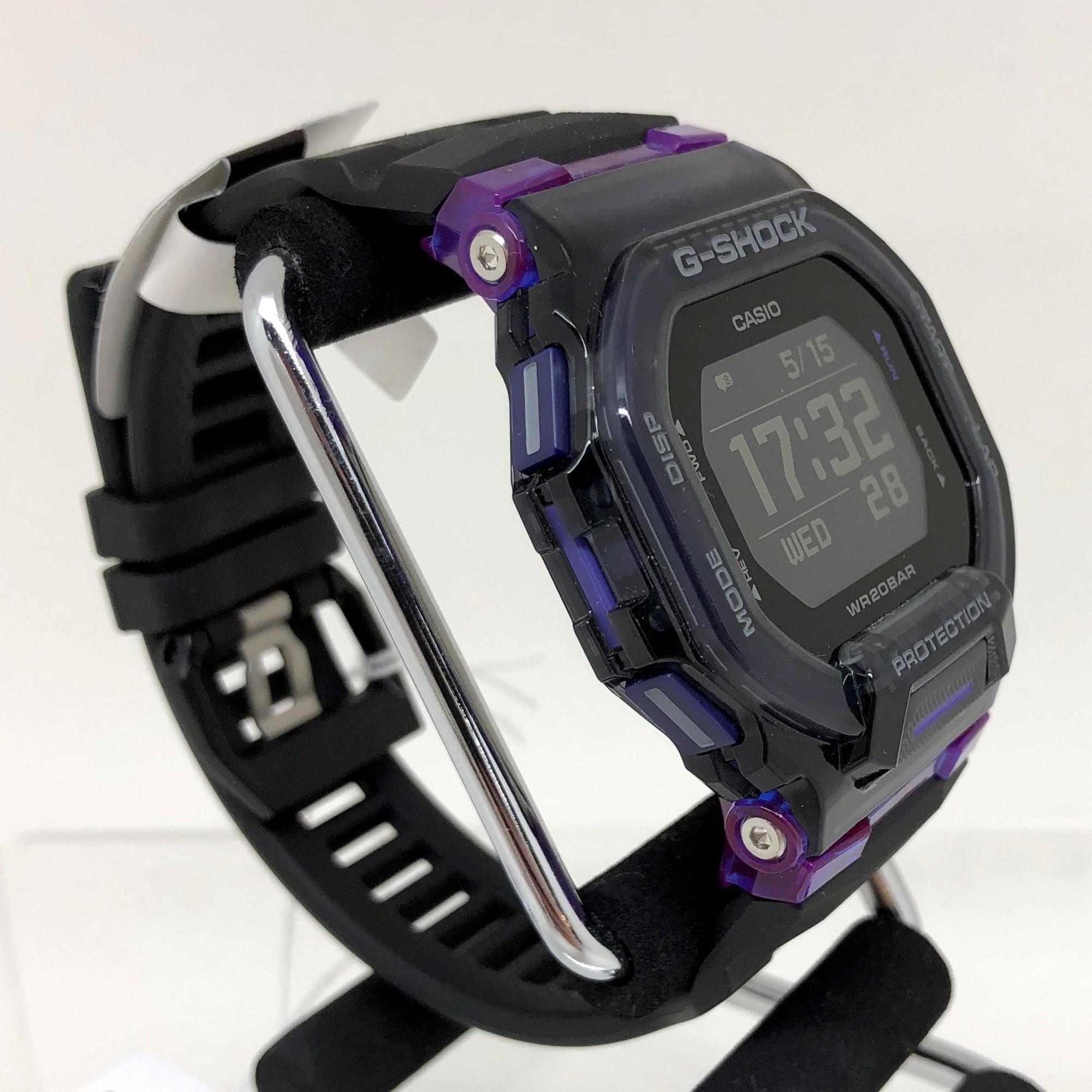 G-SHOCK CASIO Casio Watch GBD-200SM-1A6JF G-SQUAD Black Purple Digital Bluetooth Model Men's Mikunigaoka Store ITBE1AHYR2IE