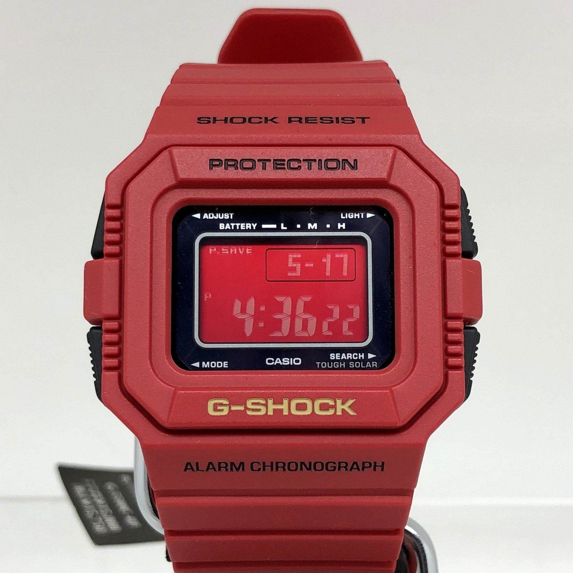 G-SHOCK CASIO Watch G-5500C-4JF S-KOOL Tough Solar Digital Red Resin Men's Mikunigaoka Store ITJRNFS739UK