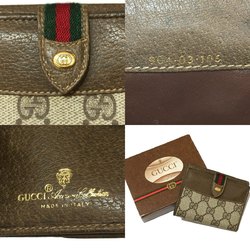 GUCCI OLD Sherry Line Compact Wallet Old Gucci Accessory collection GG pattern Men's Women's Accessories Kaizuka Store ITPKVHX4GVFQ RM1293D