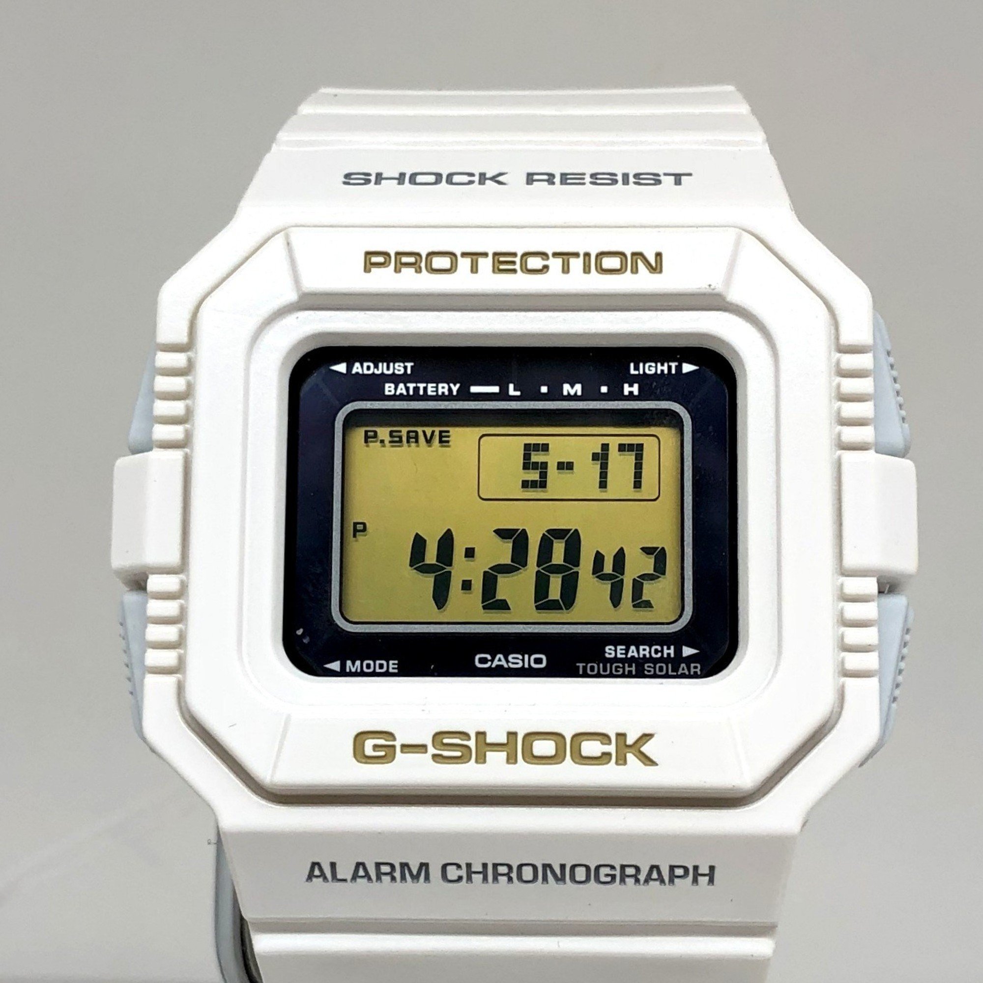 G-SHOCK CASIO Watch G-5500C-7JF S-KOOL Tough Solar Digital White Resin Men's Mikunigaoka Store ITPZGQNY7LCM