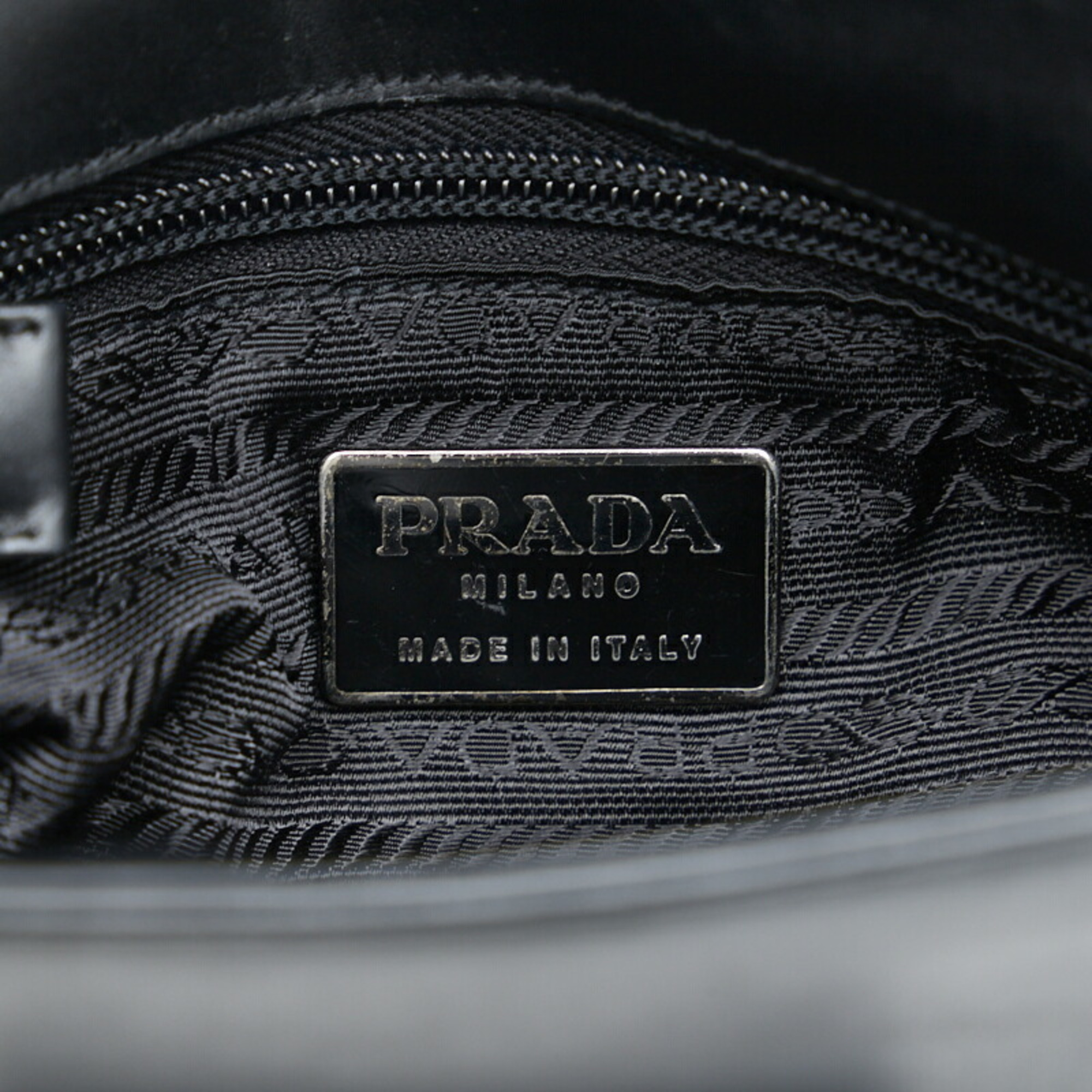Prada Shoulder Bag Black Leather Women's PRADA