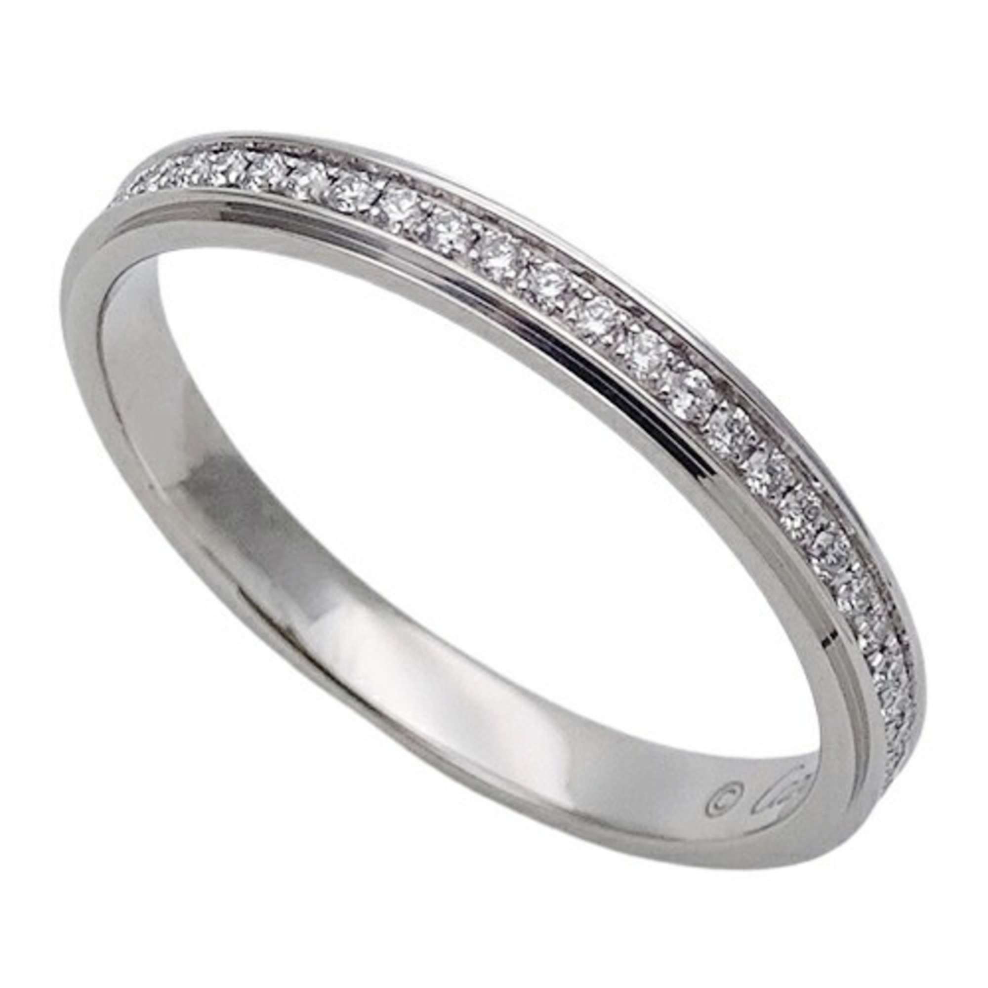 Cartier Ring for Women, PT950 Diamond Amour Wedding Platinum #48, Size 8, Polished