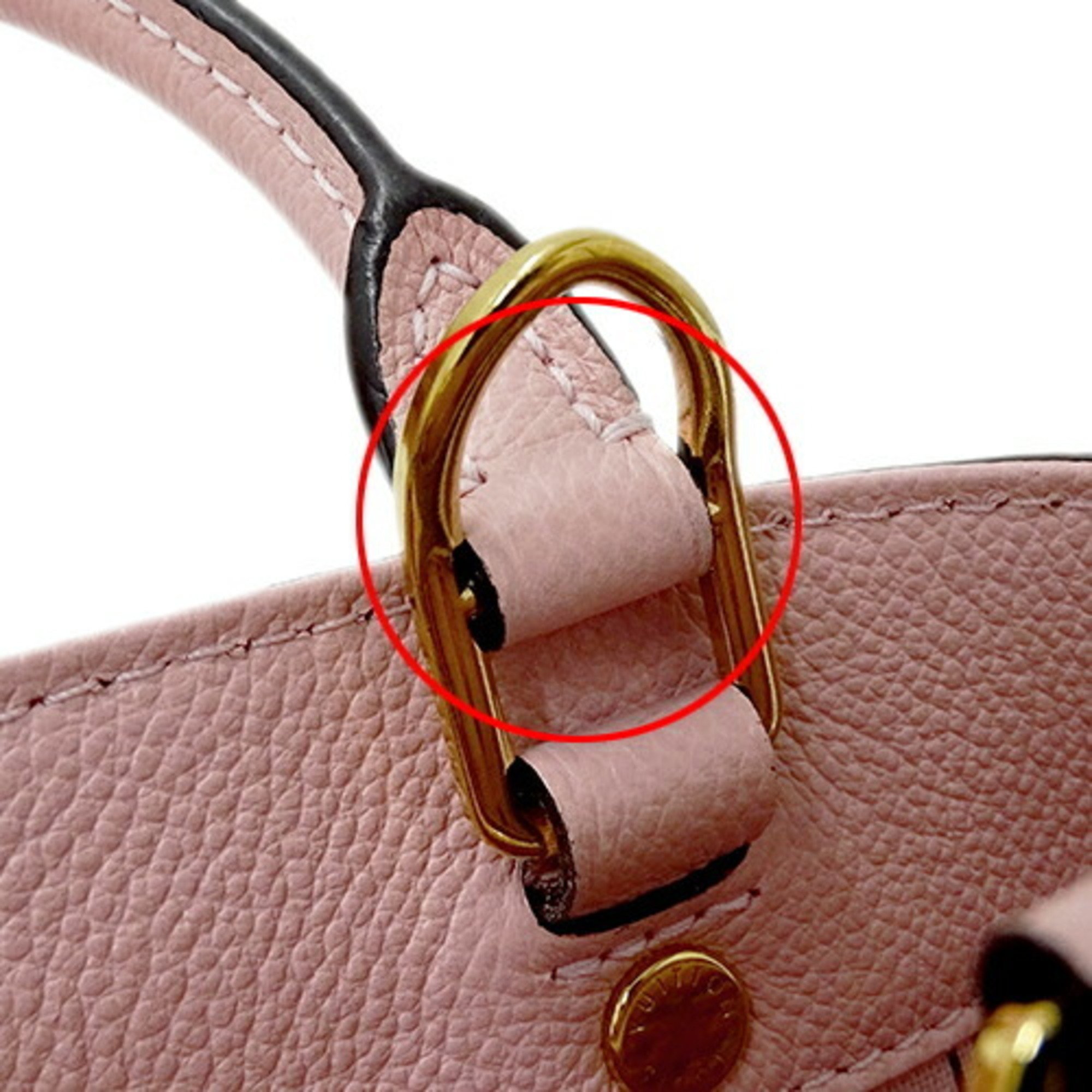 Louis Vuitton LOUIS VUITTON Bag Monogram Empreinte Women's Handbag Shoulder 2way Montaigne BB M44123 Pink Compact