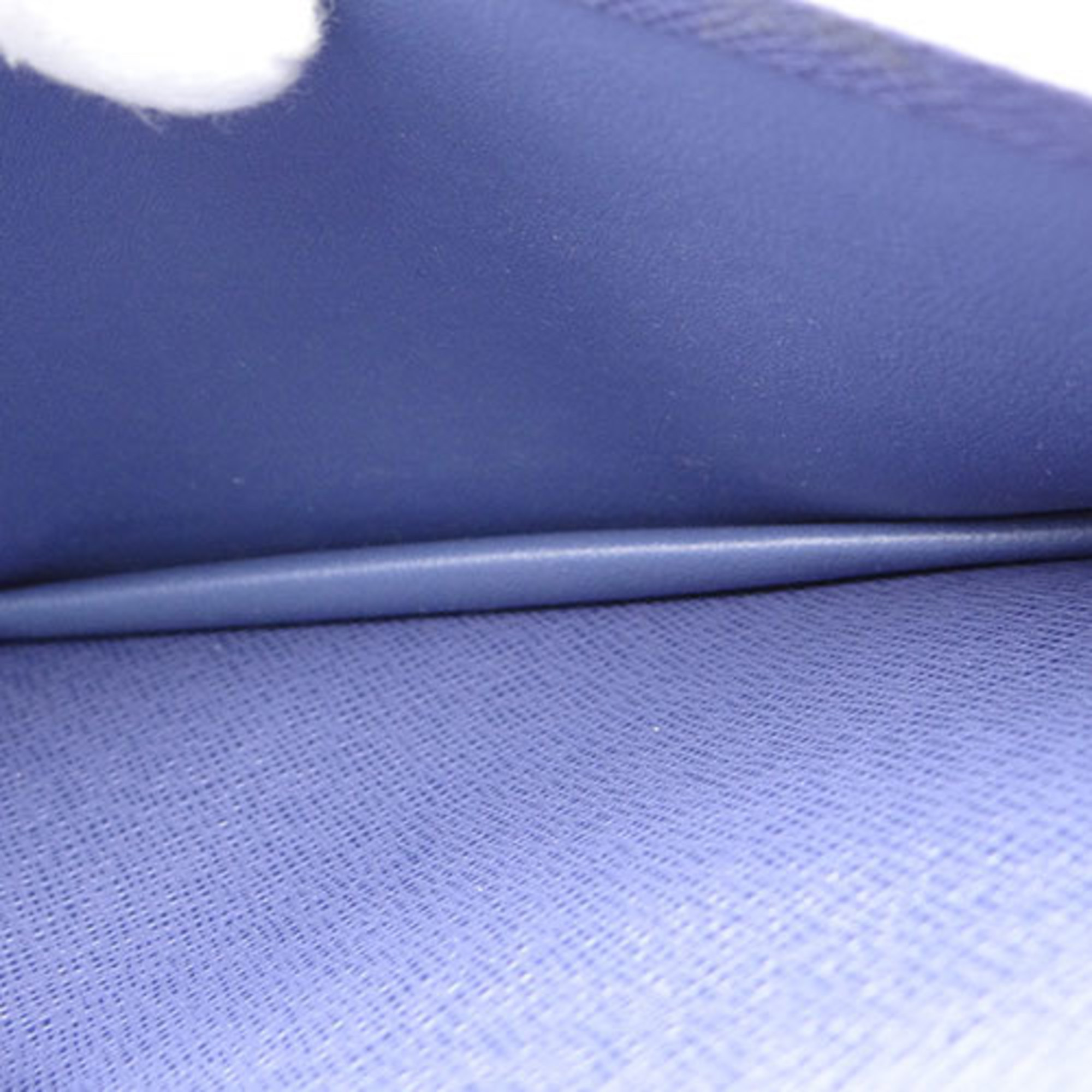 Louis Vuitton LOUIS VUITTON Wallet Men's Long Epi Leather Porte Carte Credit Myrtille Blue M63215