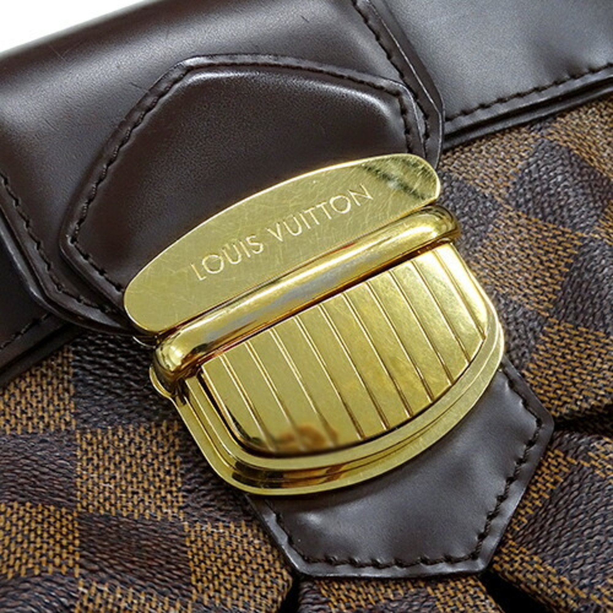 Louis Vuitton Damier Women's Shoulder Bag Sistine MM N41541 Brown